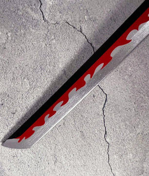 Roronoa Zoro Shusui Black-and-Red Katana 1:1 Scale Anime Prop Replica Sword