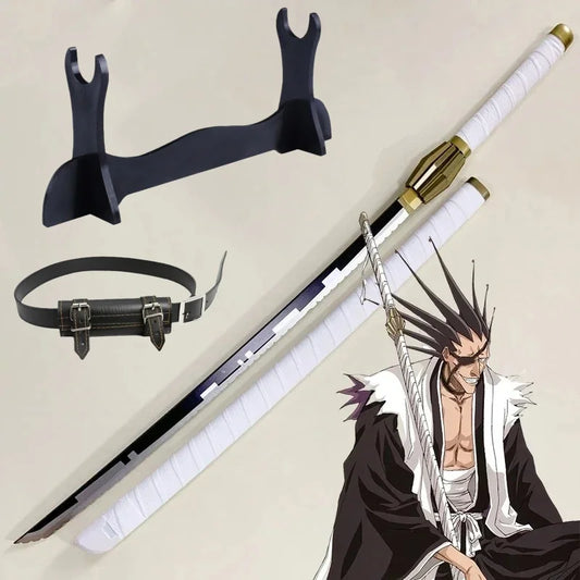 Bleach Kenpachi Katana 1:1 Scale Anime Prop Replica Bamboo Sword