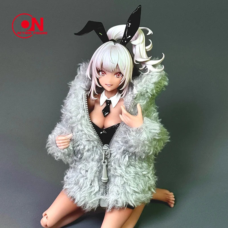 1/12 Scale Cute Plush Fashion Coat for 6-Inch Female Action Figures