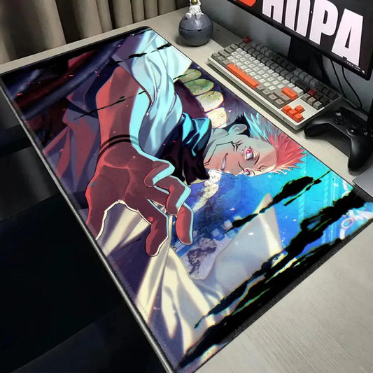 Jujutsu Kaisen Sukuna Mouse Pad Large Gaming Anime Desk Mat
