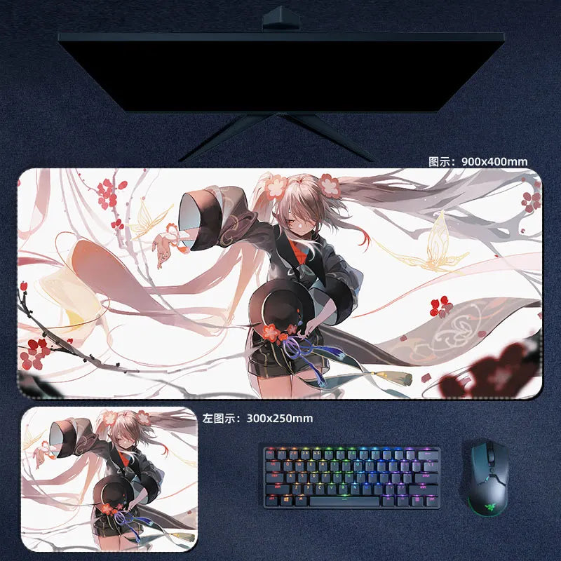 Genshin Impact Hu tao Mouse Pad Anime Desk Mat