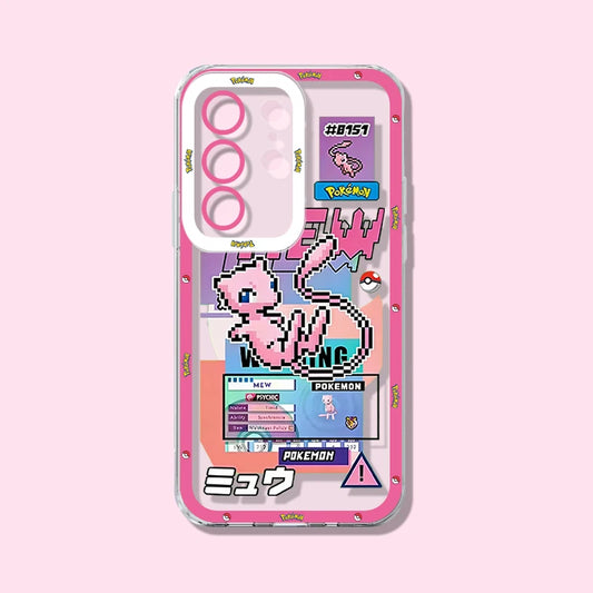 Pokemon Mew Phone Case - For Samsung A Series and S Series