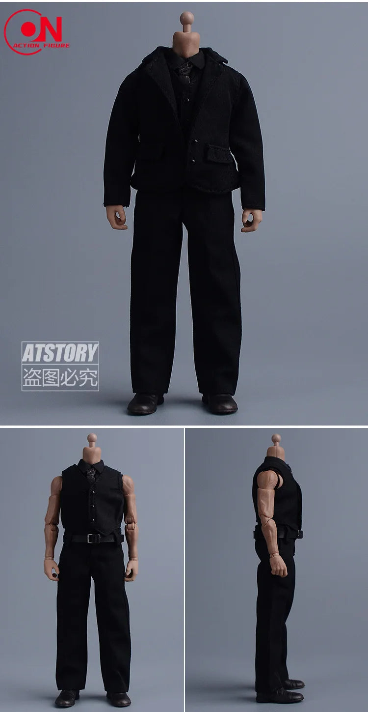 1/12 Scale Professional Suit Set For 6-Inch Male Action Figures