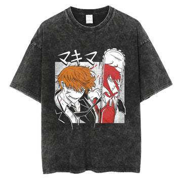 Chainsaw Man Denji Shirt Oversized Style Anime Shirt