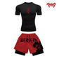 Berserk Style Compression Shirt & Shorts Set - Anime Workout Set Rash Guard