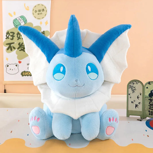 Pokemon Vaporeon Sitting Plush 30cm Soft Anime Plush