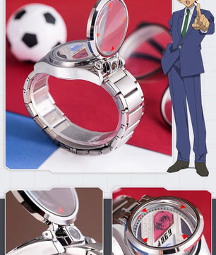 Detective Conan Watch Shinichi Waterproof Laser Anime Watch