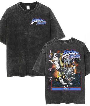 JoJo's Bizarre Adventure Iggy Shirt Vintage Style Pre-washed