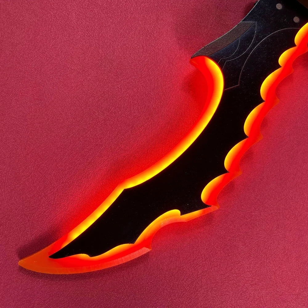 Solo Leveling Sung Jinwoo Kasaka’s Venom Fang & Knight Killer LED Anime Prop Replica Dagger