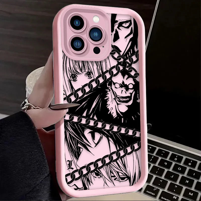 Death Note Panel Style Phone Case - For iPhone 11 to 17 Pro Max