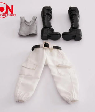 1/12 Scale Casual Shirt & Work Pants Set For 6-Inch Female Action Figures