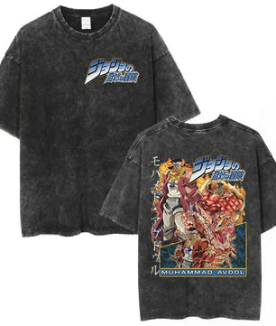 JoJo's Bizarre Adventure Muhammad Shirt Vintage Style Pre-washed