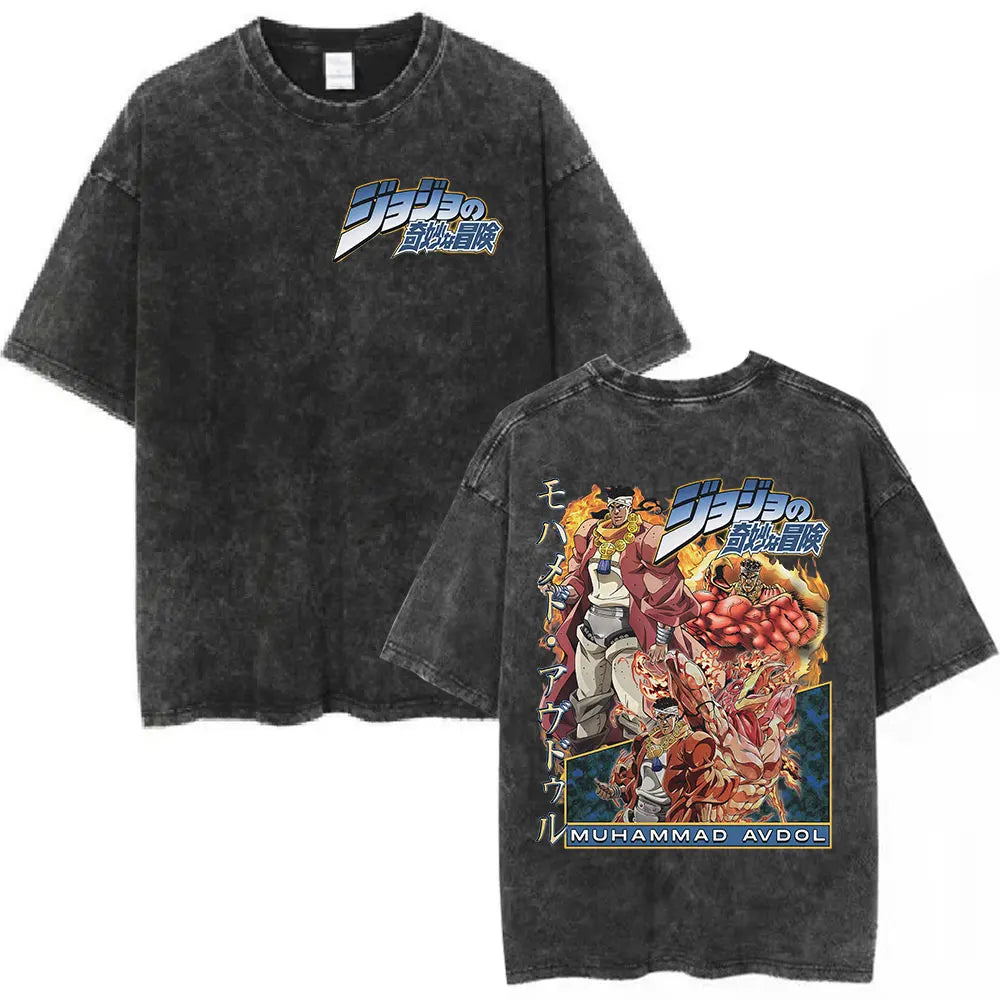 JoJo's Bizarre Adventure Muhammad Shirt Vintage Style Pre-washed