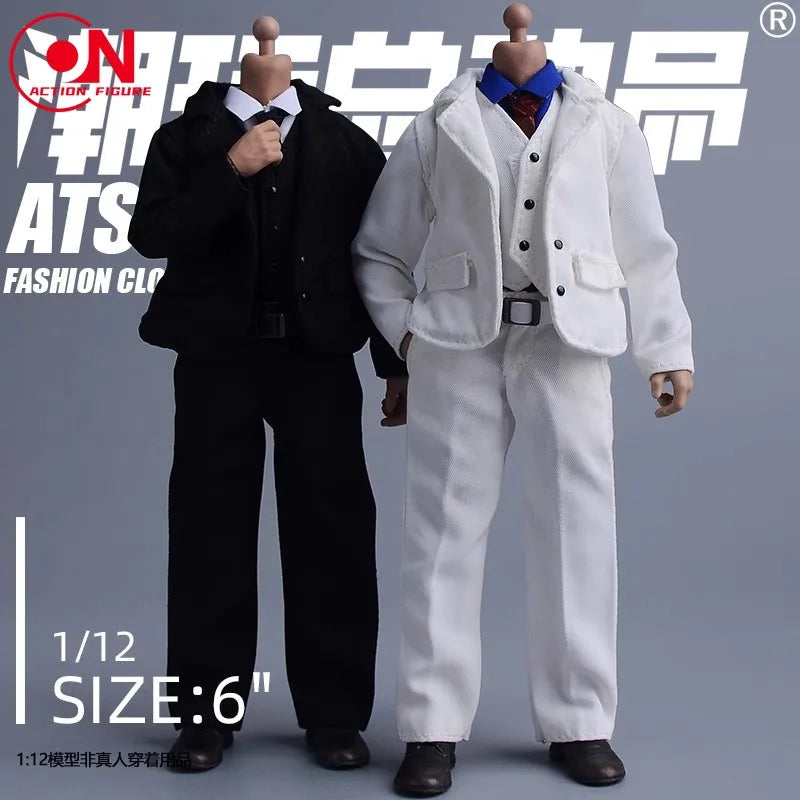 1/12 Scale Professional Suit Set For 6-Inch Male Action Figures