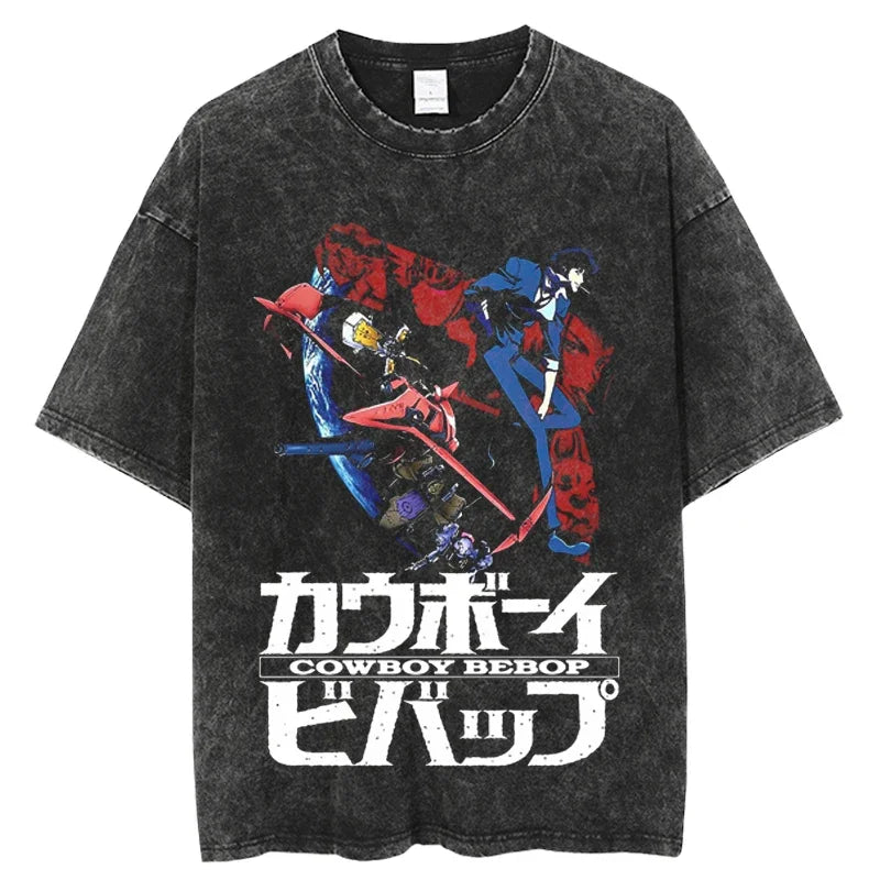 Cowboy Bebop Shirt Vintage Style Anime Shirt