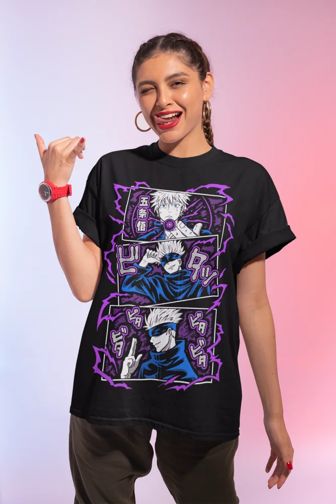 Jujutsu Kaisen Shirt Satoru Gojo Cotton Anime Shirt