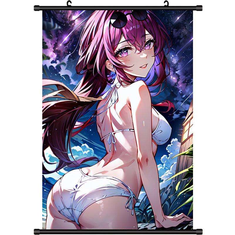 Honkai Star Rail Kafka HD Anime Poster Canvas Scroll