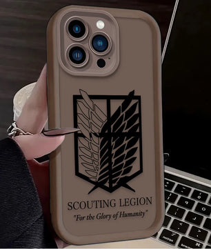 AOT Scouting Legion Phone Case - For iPhone 11 to 17 Pro Max