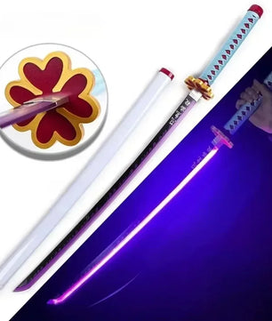 Demon Slayer LED Sword 1:1 Scale Anime Prop Replica Bamboo Sword