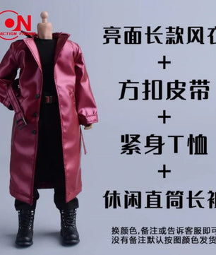 1/12 Scale Male Windbreaker Suit 6" Action Figure Clothing Accessory Set