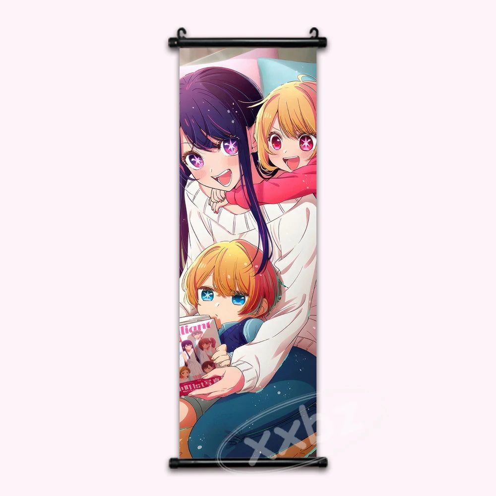 Oshi No Ko Ai Hoshino Anime Poster Canvas Scroll