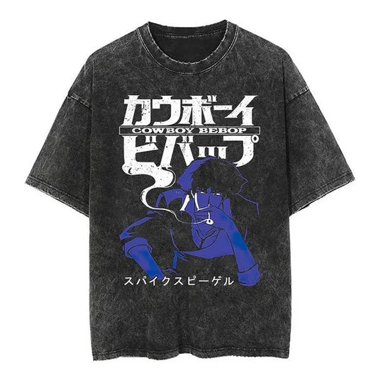 Cowboy Bebop Shirt Vintage Style Anime Shirt