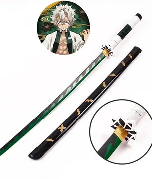 Demon Slayer Katana 1:1 Scale Anime Prop Replica Bamboo Sword
