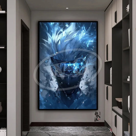 Naruto Kakashi Poster Canvas Print Large Anime Poster