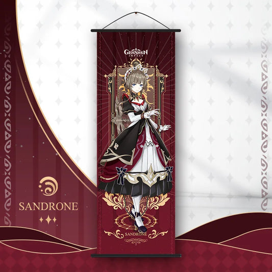 Genshin Impact Sandrone Hanging Scroll Anime Poster