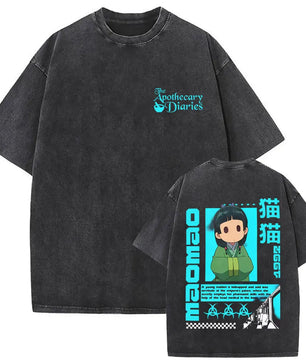The Apothecary Diaries Maomao Shirt Vintage Style Washed T-Shirt