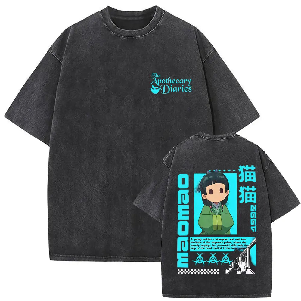 The Apothecary Diaries Maomao Shirt Vintage Style Washed T-Shirt