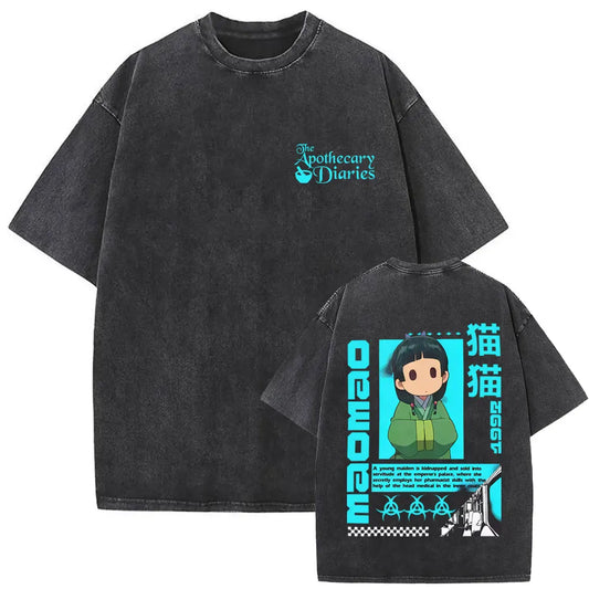 The Apothecary Diaries Maomao Shirt Vintage Style Washed T-Shirt