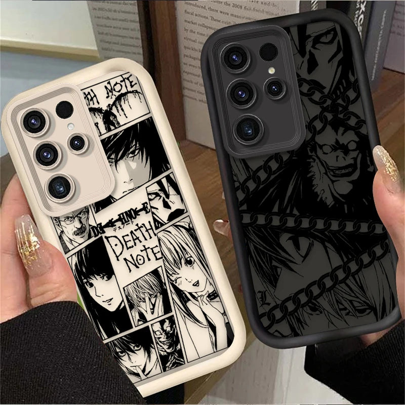 Death Note Panel Style Phone Case - For Samsung A and S Series