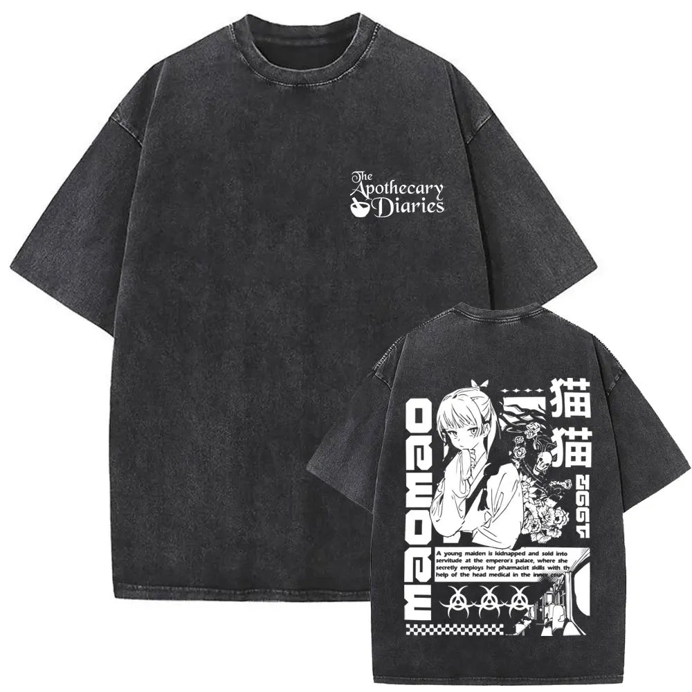 The Apothecary Diaries Maomao Shirt Vintage Style Washed T-Shirt