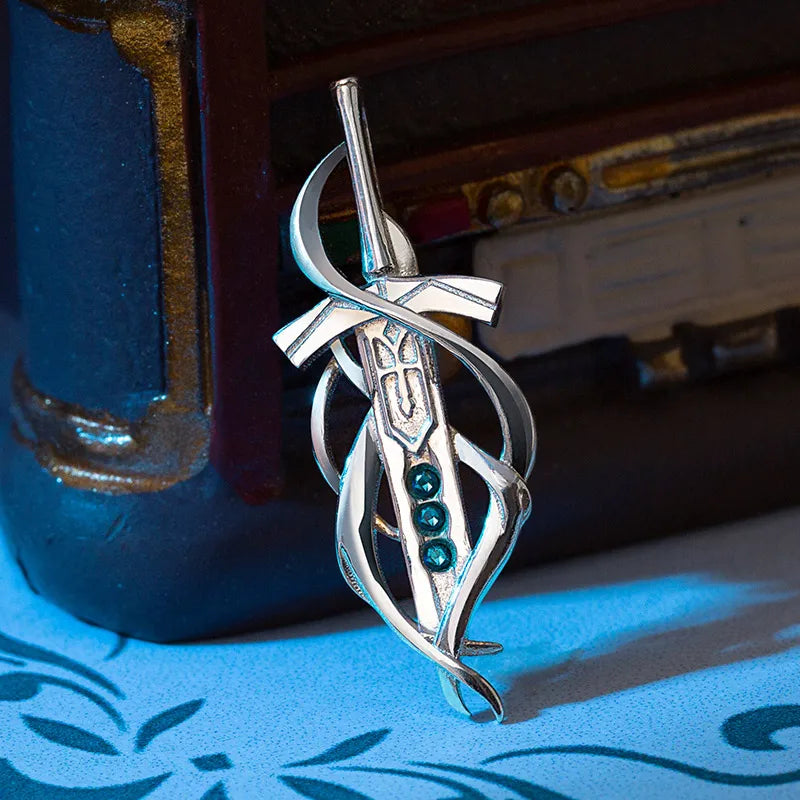 Fate Stay Night Saber Alter Excalibur Sterling Silver Necklace