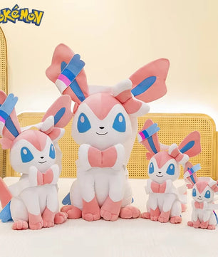 Pokemon Big Size Sylveon Plush Sitting Smile (25cm / 40cm / 55cm / 75cm)