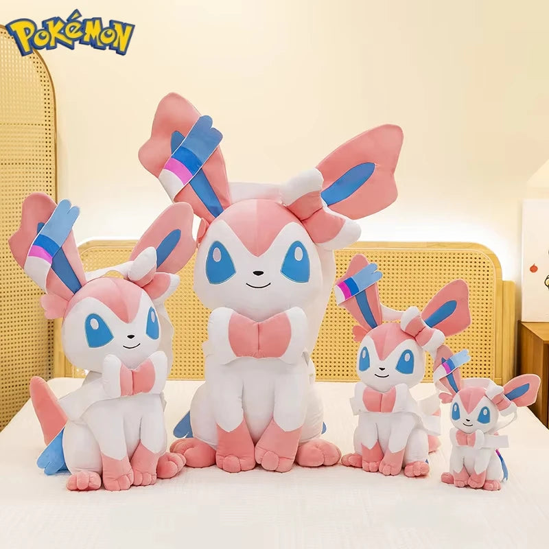 Pokemon Big Size Sylveon Plush Sitting Smile (25cm / 40cm / 55cm / 75cm)