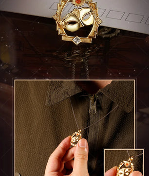 Link Click 925 Sterling Silver Anime Pendants & Ring Xia fei Liu Xiao Vein