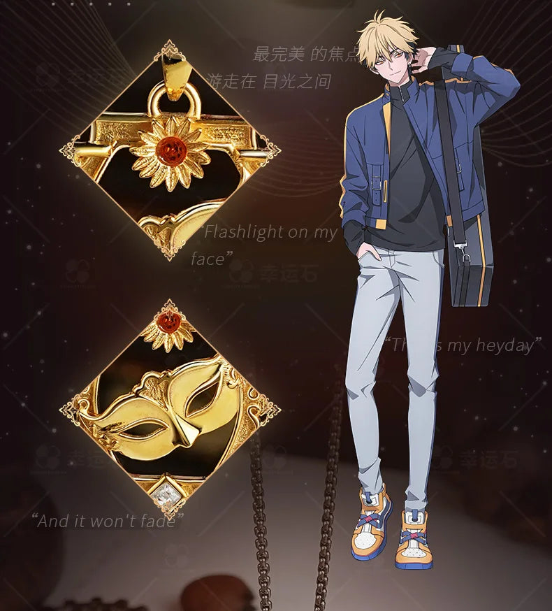 Link Click 925 Sterling Silver Anime Pendants & Ring Xia fei Liu Xiao Vein