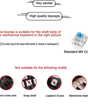 Genshin Impact Hu Tao Keycaps 4pc Sublimation R4 Cherry Profile