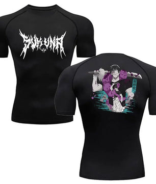 Jujutsu Kaisen Toji Compression Shirt - Men's Anime Rash Guard