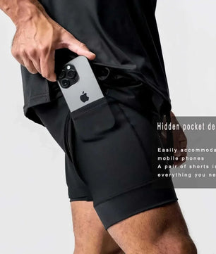 Berserk Style Compression Shorts - Men's Anime Workout Shorts