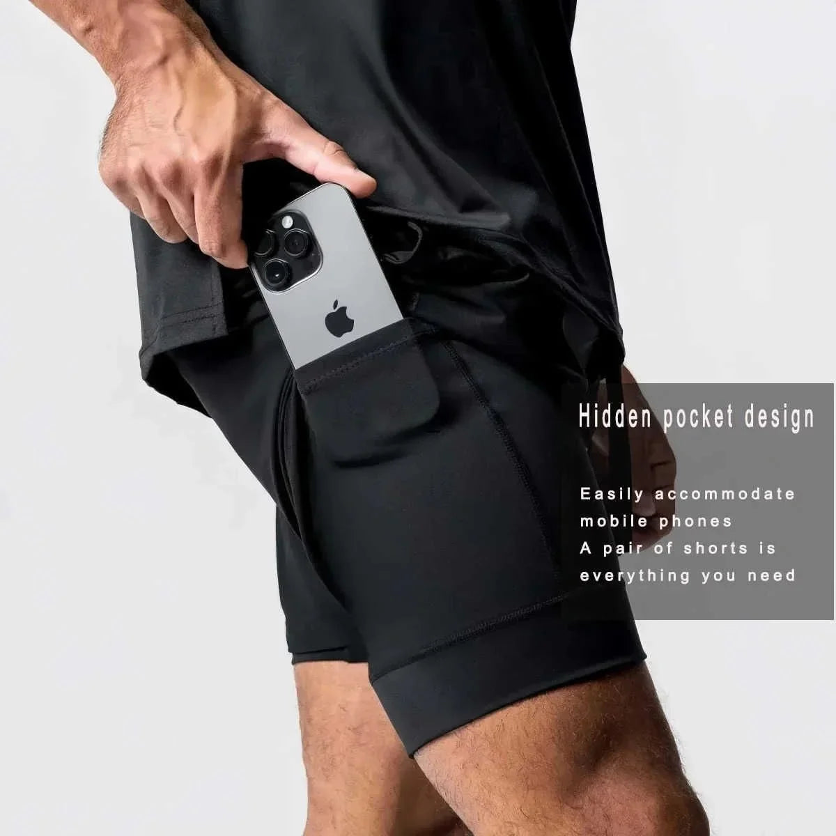 Berserk Style Compression Shorts - Men's Anime Workout Shorts