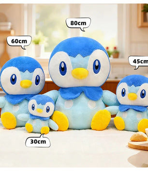 Pokemon Large Piplup Fluffy Sitting Plush 60cm Soft Anime Plush