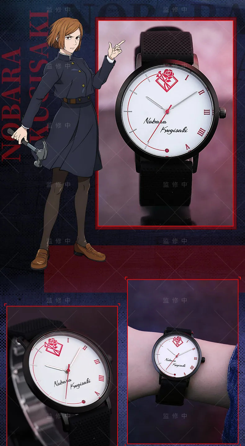 Jujutsu Kaisen Nobara Kugisaki Slim Quartz Watch Anime Jewelry