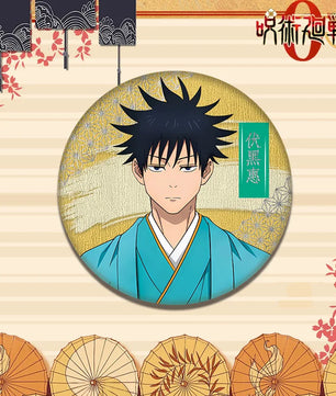 Jujutsu Kaisen Megumi Fushiguro Kimono Series Acrylic Stand Keychain Badge Set
