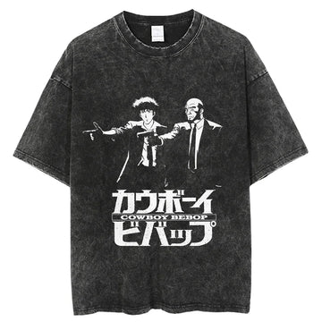 Cowboy Bebop Shirt Vintage Style Anime Shirt