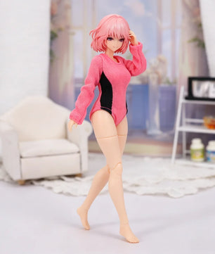 1/12 Scale Fitness Bodysuit Accessory For Female Action Figures