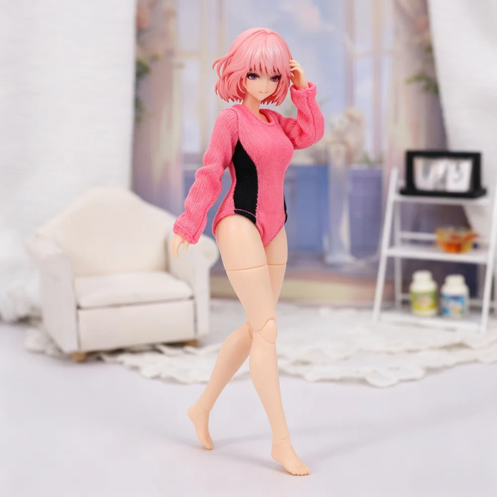 1/12 Scale Fitness Bodysuit Accessory For Female Action Figures