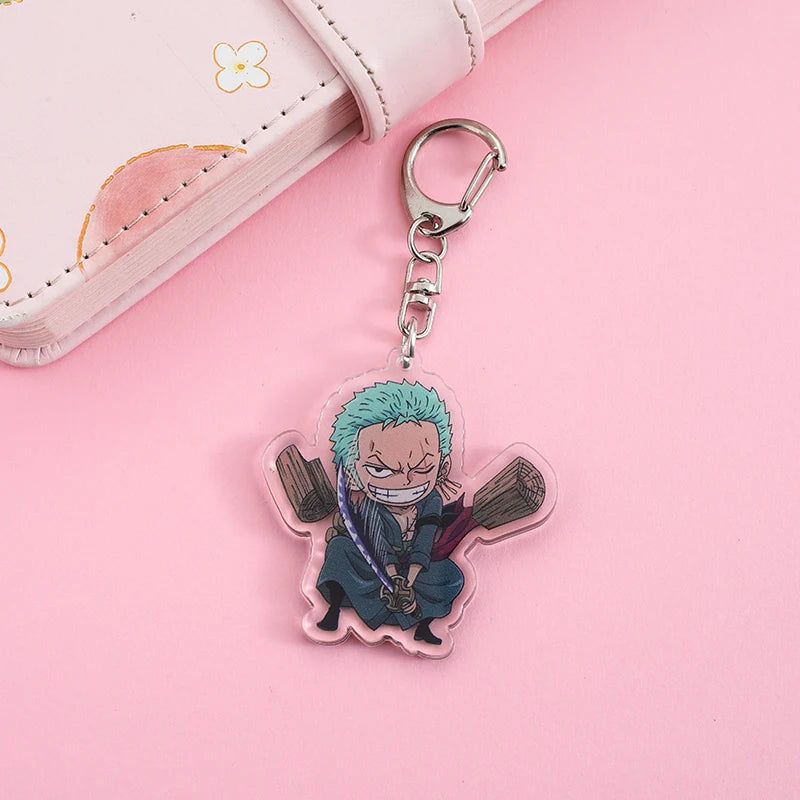 One Piece Roronoa Zoro Keychain Acrylic Bag Charm